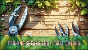 pruning shears and floral shears