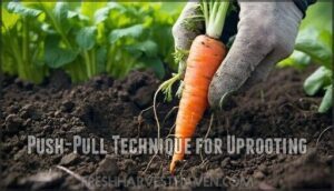 push-pull technique for uprooting