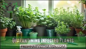 quarantining infected plants