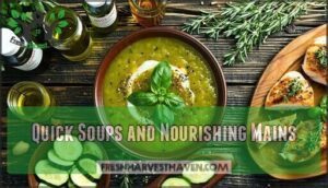 quick soups and nourishing mains