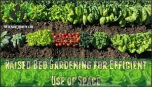 raised bed gardening for efficient use of space