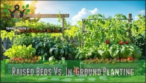 raised beds vs. in-ground planting