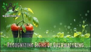 recognizing signs of overwatering