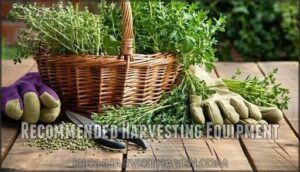 recommended harvesting equipment