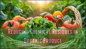 reducing chemical residues in organic produce