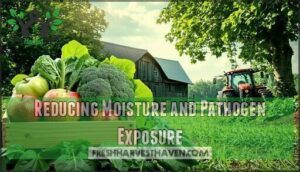 reducing moisture and pathogen exposure