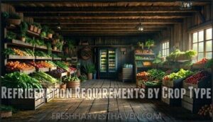 refrigeration requirements by crop type