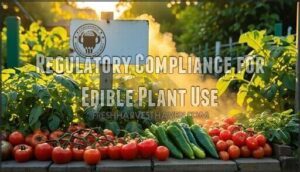 regulatory compliance for edible plant use