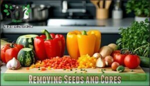 removing seeds and cores