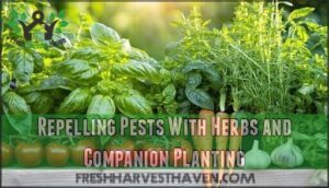repelling pests with herbs and companion planting