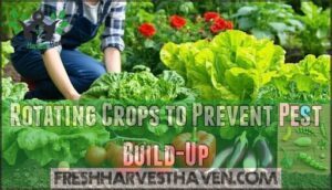 rotating crops to prevent pest build-up