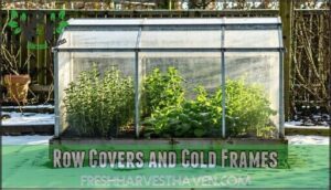 row covers and cold frames