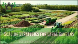 scaling strategies for large gardens