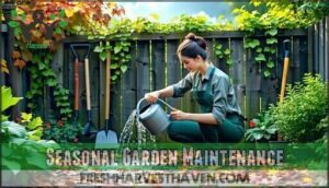 seasonal garden maintenance
