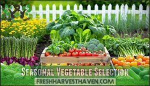 seasonal vegetable selection