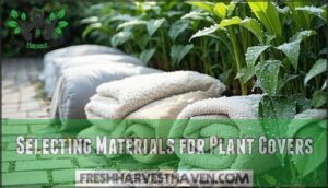 selecting materials for plant covers