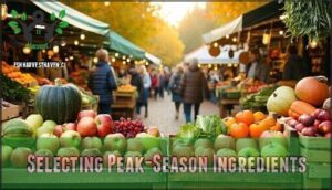 selecting peak-season ingredients
