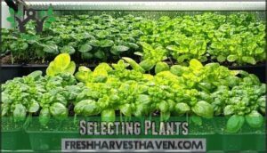 selecting plants