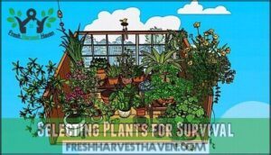 selecting plants for survival