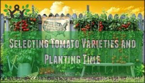 selecting tomato varieties and planting time