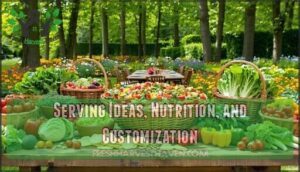 serving ideas, nutrition, and customization