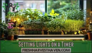 setting lights on a timer