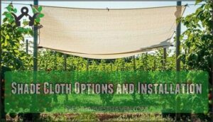 shade cloth options and installation