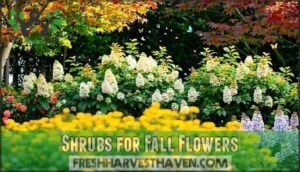 shrubs for fall flowers