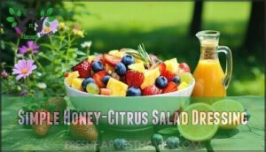 simple honey-citrus salad dressing