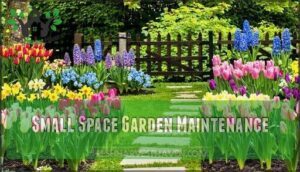 small space garden maintenance