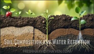 soil composition and water retention