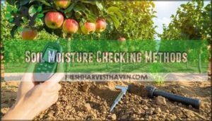 soil moisture checking methods