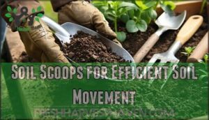 soil scoops for efficient soil movement