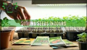 sowing seeds indoors