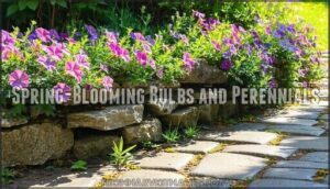 spring-blooming bulbs and perennials