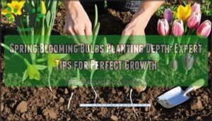 spring blooming bulbs planting depth