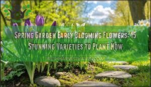 spring garden early blooming flowers spring garden early blooming flowers