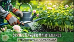 spring garden maintenance