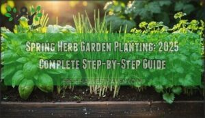 spring herb garden planting
