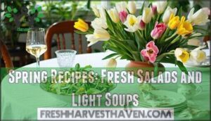 spring recipes: fresh salads and light soups