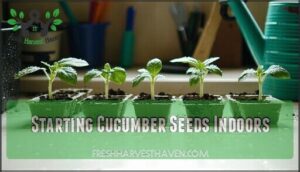 starting cucumber seeds indoors