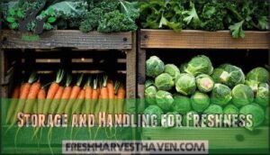 storage and handling for freshness