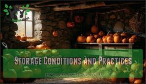 storage conditions and practices