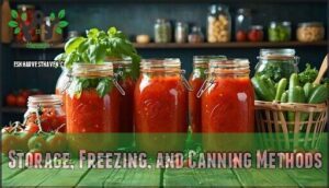 storage, freezing, and canning methods