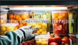 storing and handling frozen produce