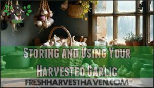storing and using your harvested garlic