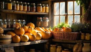 storing butternut squash