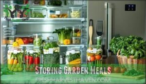 storing garden meals