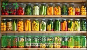 storing preserved produce