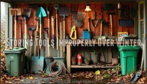 storing tools improperly over winter